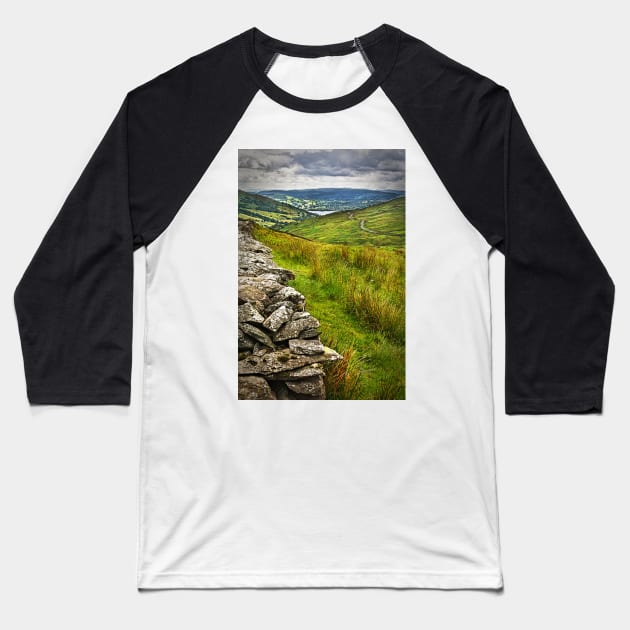 Windermere from The Kirkstone Pass Baseball T-Shirt by IanWL